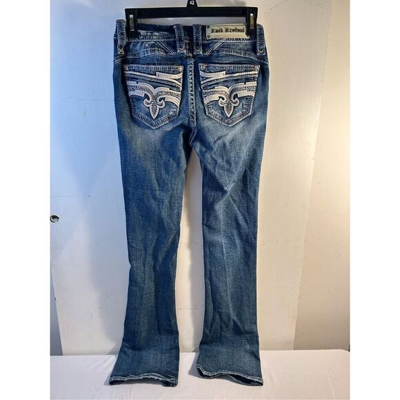 Rock Revival size 25 boot jeans Lichen 8201 denim - Picture 2 of 14